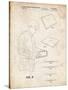 PP614-Vintage Parchment iPad Design 2005 Patent Poster-Cole Borders-Stretched Canvas
