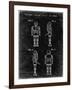 PP617-Black Grunge Star Wars Medical Droid Poster-Cole Borders-Framed Giclee Print