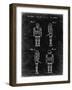 PP617-Black Grunge Star Wars Medical Droid Poster-Cole Borders-Framed Giclee Print