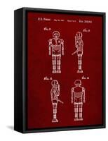 PP617-Burgundy Star Wars Medical Droid Poster-Cole Borders-Framed Stretched Canvas