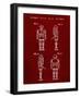 PP617-Burgundy Star Wars Medical Droid Poster-Cole Borders-Framed Giclee Print