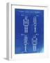 PP617-Faded Blueprint Star Wars Medical Droid Poster-Cole Borders-Framed Giclee Print