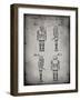 PP617-Faded Grey Star Wars Medical Droid Poster-Cole Borders-Framed Giclee Print