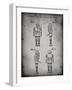 PP617-Faded Grey Star Wars Medical Droid Poster-Cole Borders-Framed Giclee Print