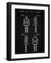 PP617-Vintage Black Star Wars Medical Droid Poster-Cole Borders-Framed Giclee Print