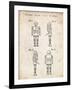 PP617-Vintage Parchment Star Wars Medical Droid Poster-Cole Borders-Framed Giclee Print