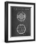 PP62-Chalkboard Leather Soccer Ball Patent Poster-Cole Borders-Framed Giclee Print