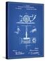 PP622-Blueprint T. A. Edison Phonograph Patent Poster-Cole Borders-Stretched Canvas