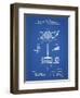 PP622-Blueprint T. A. Edison Phonograph Patent Poster-Cole Borders-Framed Giclee Print