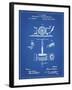 PP622-Blueprint T. A. Edison Phonograph Patent Poster-Cole Borders-Framed Giclee Print