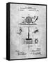 PP622-Slate T. A. Edison Phonograph Patent Poster-Cole Borders-Framed Stretched Canvas