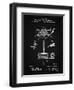 PP622-Vintage Black T. A. Edison Phonograph Patent Poster-Cole Borders-Framed Giclee Print