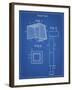 PP63-Blueprint Soccer Goal Patent Poster-Cole Borders-Framed Giclee Print