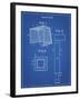 PP63-Blueprint Soccer Goal Patent Poster-Cole Borders-Framed Giclee Print