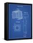 PP63-Blueprint Soccer Goal Patent Poster-Cole Borders-Framed Stretched Canvas