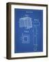 PP63-Blueprint Soccer Goal Patent Poster-Cole Borders-Framed Giclee Print