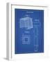 PP63-Blueprint Soccer Goal Patent Poster-Cole Borders-Framed Giclee Print