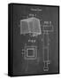 PP63-Chalkboard Soccer Goal Patent Poster-Cole Borders-Framed Stretched Canvas