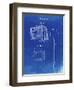 PP63-Faded Blueprint Soccer Goal Patent Poster-Cole Borders-Framed Giclee Print