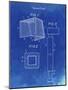 PP63-Faded Blueprint Soccer Goal Patent Poster-Cole Borders-Mounted Giclee Print