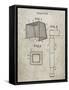 PP63-Sandstone Soccer Goal Patent Poster-Cole Borders-Framed Stretched Canvas