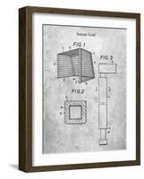 PP63-Slate Soccer Goal Patent Poster-Cole Borders-Framed Giclee Print