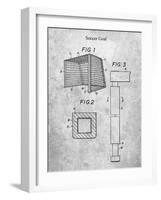 PP63-Slate Soccer Goal Patent Poster-Cole Borders-Framed Giclee Print