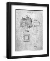 PP63-Slate Soccer Goal Patent Poster-Cole Borders-Framed Premium Giclee Print