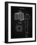 PP63-Vintage Black Soccer Goal Patent Poster-Cole Borders-Framed Giclee Print