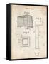 PP63-Vintage Parchment Soccer Goal Patent Poster-Cole Borders-Framed Stretched Canvas