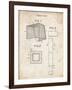 PP63-Vintage Parchment Soccer Goal Patent Poster-Cole Borders-Framed Giclee Print