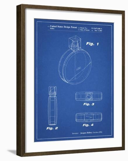 PP630-Blueprint Perfume Jar Poster-Cole Borders-Framed Giclee Print