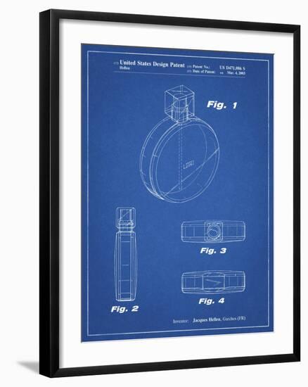 PP630-Blueprint Perfume Jar Poster-Cole Borders-Framed Giclee Print