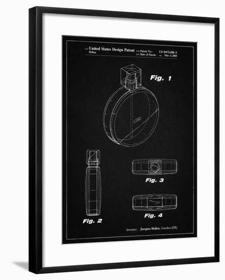 PP630-Vintage Black Perfume Jar Poster-Cole Borders-Framed Giclee Print