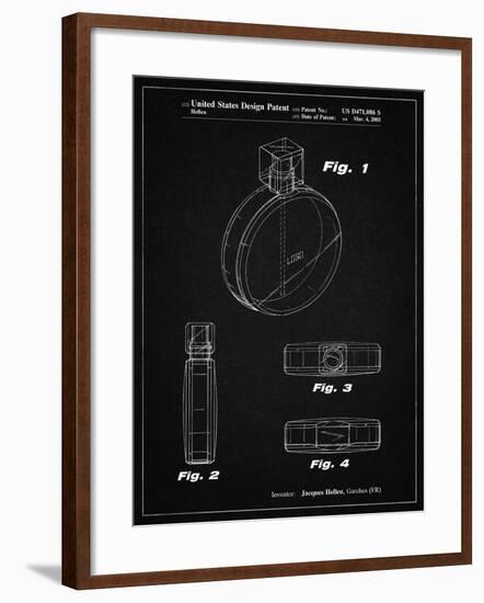 PP630-Vintage Black Perfume Jar Poster-Cole Borders-Framed Giclee Print