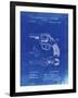 PP633-Faded Blueprint H & R Revolver Pistol Patent Poster-Cole Borders-Framed Giclee Print