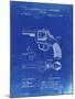 PP633-Faded Blueprint H & R Revolver Pistol Patent Poster-Cole Borders-Mounted Giclee Print