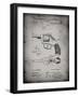 PP633-Faded Grey H & R Revolver Pistol Patent Poster-Cole Borders-Framed Giclee Print