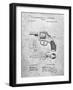 PP633-Slate H & R Revolver Pistol Patent Poster-Cole Borders-Framed Giclee Print