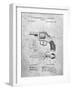 PP633-Slate H & R Revolver Pistol Patent Poster-Cole Borders-Framed Giclee Print