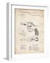 PP633-Vintage Parchment H & R Revolver Pistol Patent Poster-Cole Borders-Framed Giclee Print