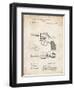 PP633-Vintage Parchment H & R Revolver Pistol Patent Poster-Cole Borders-Framed Giclee Print