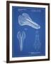 PP637-Blueprint Bicycle Seat Patent Poster-Cole Borders-Framed Giclee Print