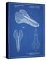 PP637-Blueprint Bicycle Seat Patent Poster-Cole Borders-Stretched Canvas