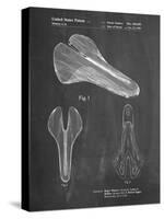 PP637-Chalkboard Bicycle Seat Patent Poster-Cole Borders-Stretched Canvas