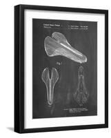 PP637-Chalkboard Bicycle Seat Patent Poster-Cole Borders-Framed Giclee Print