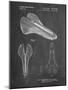 PP637-Chalkboard Bicycle Seat Patent Poster-Cole Borders-Mounted Giclee Print