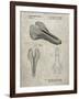 PP637-Sandstone Bicycle Seat Patent Poster-Cole Borders-Framed Giclee Print