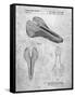 PP637-Slate Bicycle Seat Patent Poster-Cole Borders-Framed Stretched Canvas