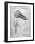 PP637-Slate Bicycle Seat Patent Poster-Cole Borders-Framed Giclee Print